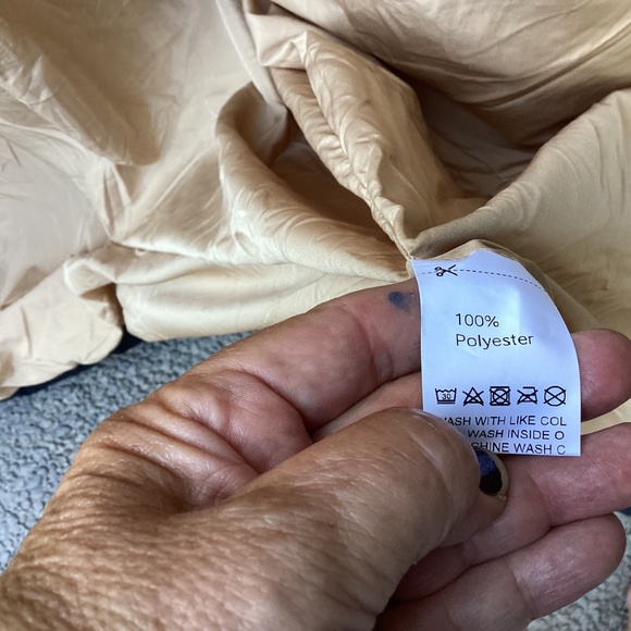 🛑SOLD!!!🛑BNNT Long quilted hooded vest. 2XL black/tan - Picture 5 of 5